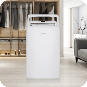 Novita ND25 - Powerful Dehumidifier | 25 L/day capacity for laundry rooms