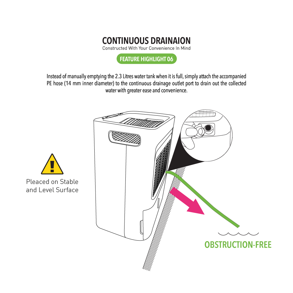 Novita ND12.8 - Silent Dehumidifier | 13 l/day capacity for hotel rooms - Image 5