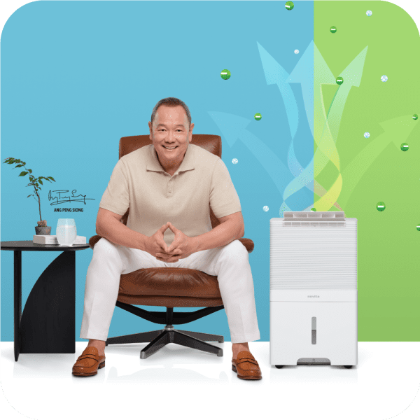 Novita ND60+ Dehumidifier with Air Purifier (2-In-1) | 60 L/day capacity for living rooms - Image 3