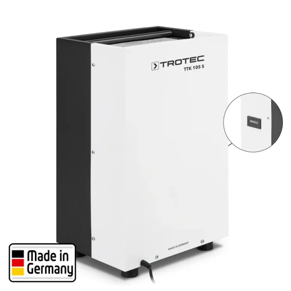 Trotec TTK105S - Portable Commercial Dehumidifier | 30 L/day capacity for yachts