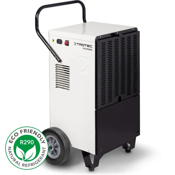 Trotec TTK570ECO - Portable Commercial Dehumidifier | 110 L/day capacity for retail outlets