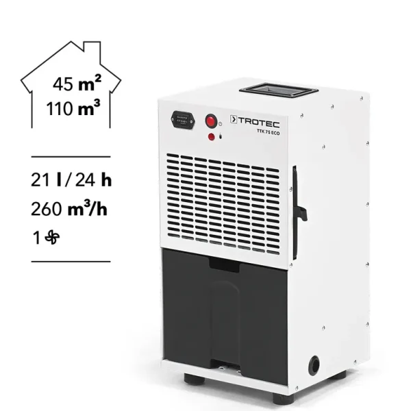 Trotec TTK75ECO - Commercial Dehumidifier | 21 L/day capacity for food stores - Image 3