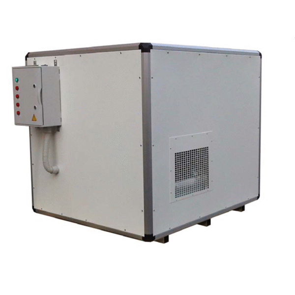 This is the front look of fral fd2000 dehumidifier that dehumidifiers upto 2000 liters per day. It is available for sale in the UAE.