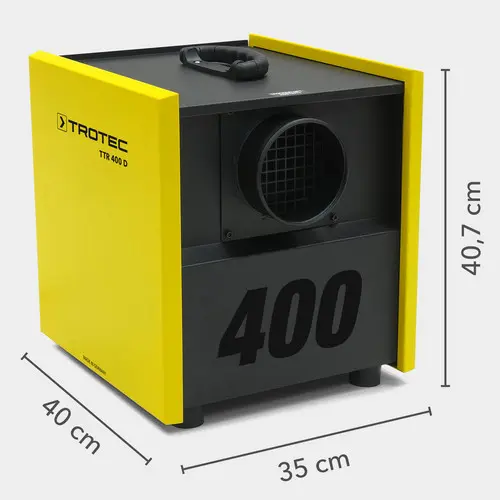 Trotec TTR400D - Desiccant dehumidifier | 38.4 kg/day capacity for server room - Image 3