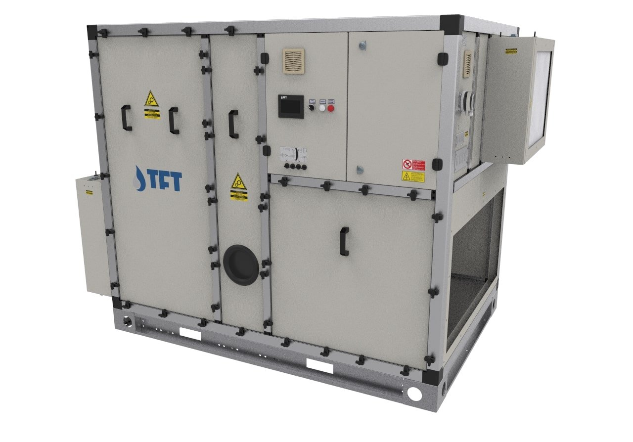 The TFT AIRDRY AD13000 Desiccant Dehumidifier | 92.0 Kg/h Removal Of Water Vapor Continuously